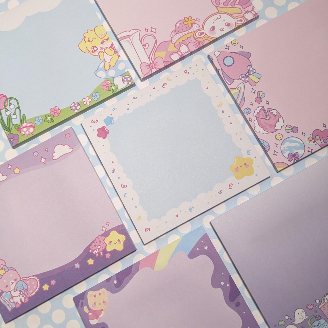 Baking Sheep - Pastel Kawaii Sticky Notes - 50 Pages - Etsy