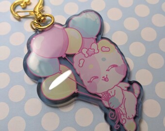 Kirara's Balloon Ride - Acrylic Charm Keychain