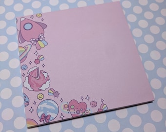 Gateau Galaxy - Pastel Kawaii Sticky Notes - 50 Pages