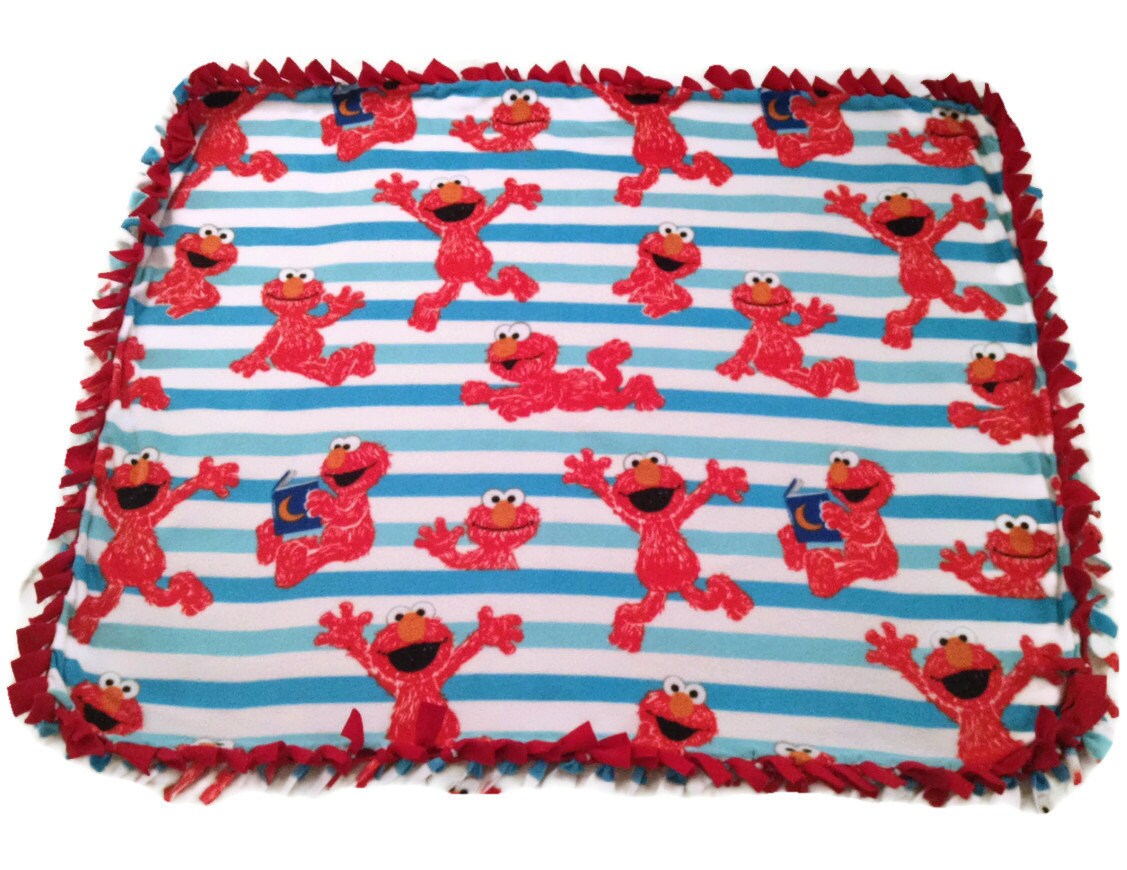 15 OFF Elmo Blanket Fleece No Sew Blanket Disney Baby Etsy