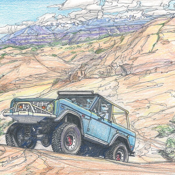 201-1968 Ford Bronco - Limited Edition Run of 50 (8x10, 16x20)