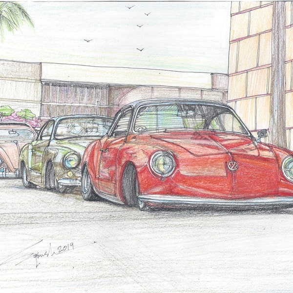 282-Karmann Ghia Custom -Limited Edition Run of 50 (8x10, 16x20)