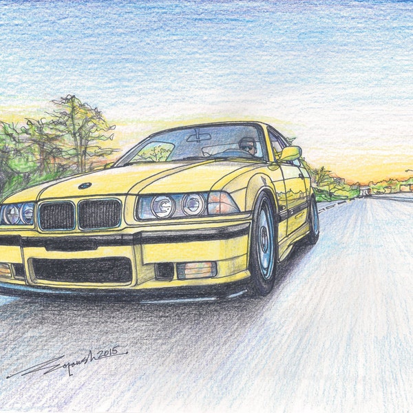 165-1992-1999 BMW M3 (E36), designer: Ulf Weidhase - Limited Edition Run of 50 (8x10, 16x20)