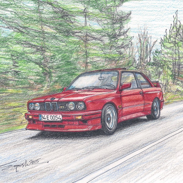 164-1982-1991 BMW M3 (E30) - Limited Edition Run of 50 (8x10, 16x20)