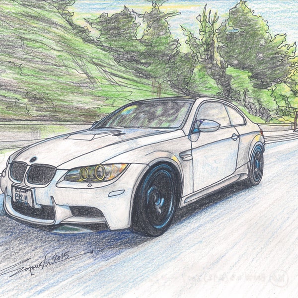 166-2007 BMW M3 (E92) - Limited Edition Run of 50 (8x10, 16x20)