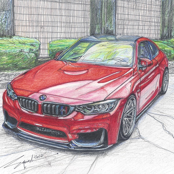 243-2017 BMW M4 (F82) Coupe -Limited Edition Run of 50 (8x10, 16x20)