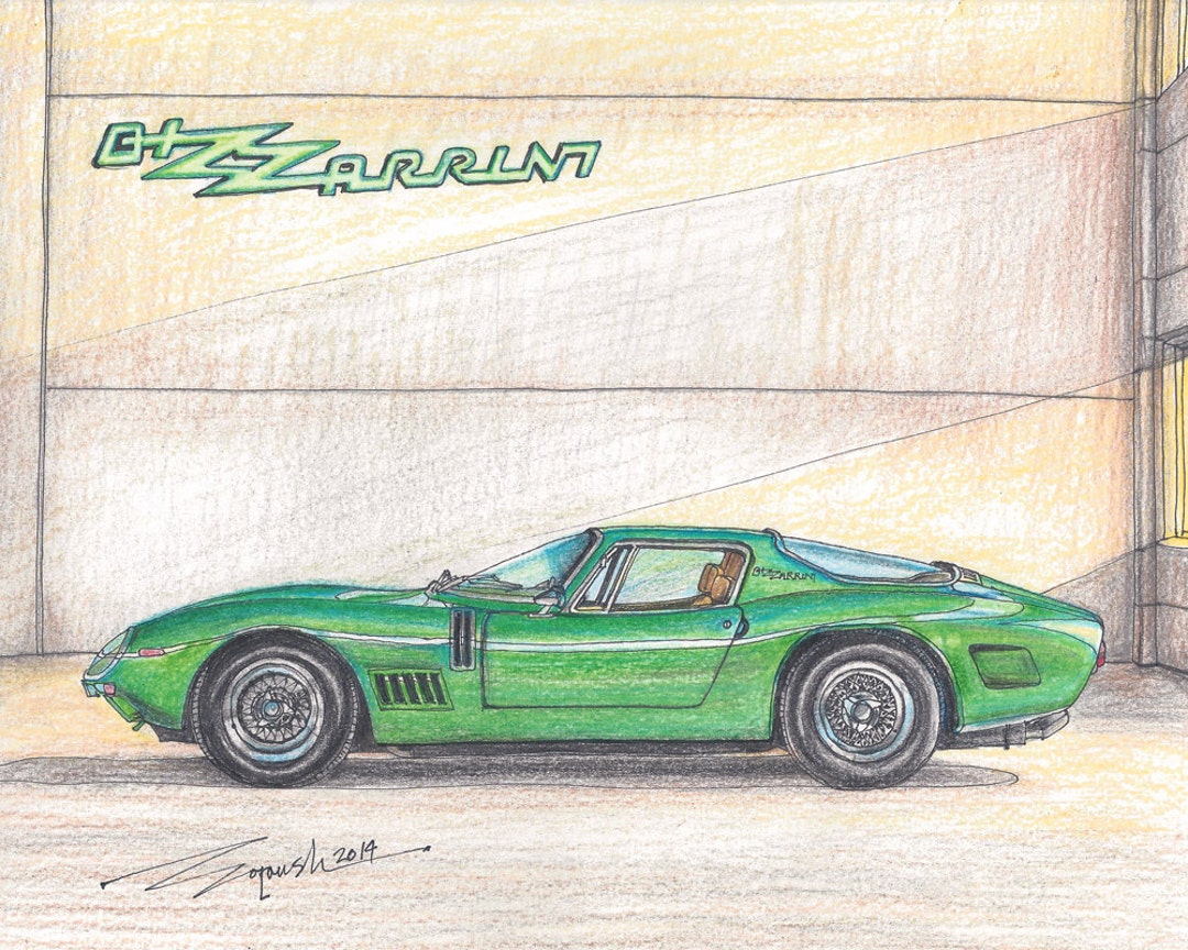 139-1968 Bizzarrini 5300 GT Strada by Giotto Bizzarrini - Etsy