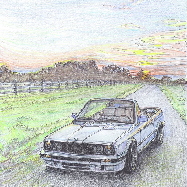 253-1992 BMW 318ci-Limited Edition Run of 50 (8x10, 16x20)