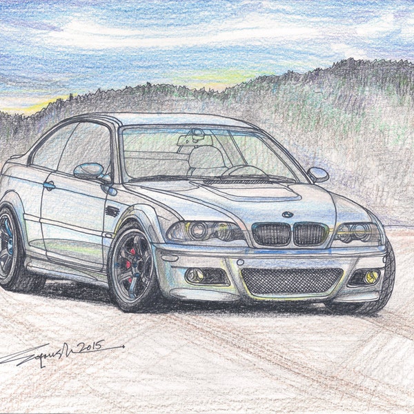 167-2000 BMW M3 (E46) - Limited Edition Run of 50 (8x10, 16x20)