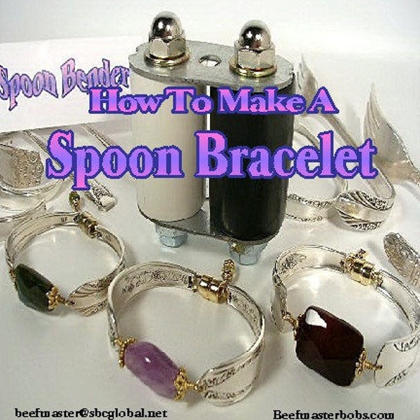 The "ORIGINAL" DVD-Video "How To Make A Spoon Bender Bracelet" Silver,Beads,Gemstones,Jewelry