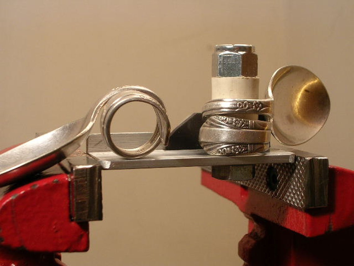 Aaathe original Spoon Ring Bender,vintage,bead,jewelry,craft,silver