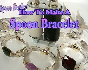 The "ORIGINAL" DVD-Video "How To Make A Spoon Bender Bracelet" Silver,Beads,Gemstones,Jewelry