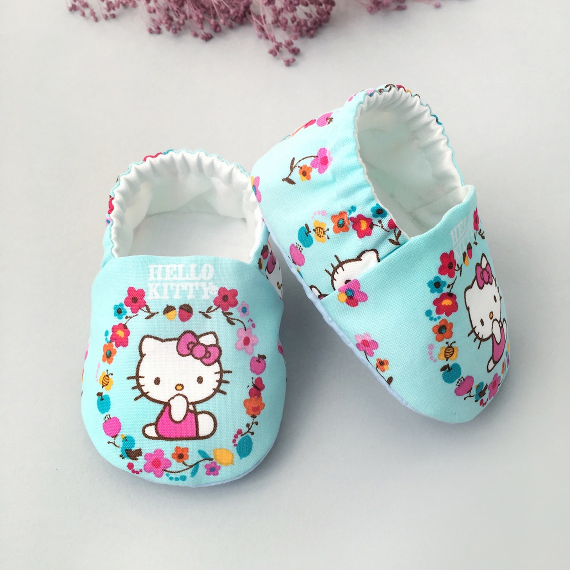 Hello Kitty Baby Shoes Baby Shoes Baby Booties Infant Etsy