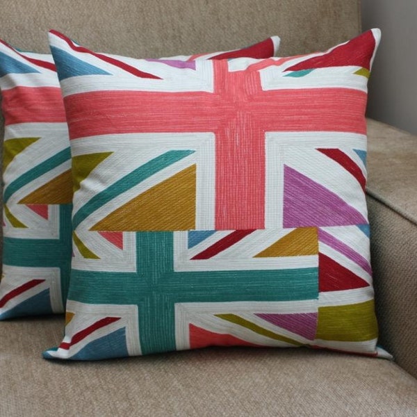 Union Jack London 2012 Olympic Cushion or Pillow Cover LIMITED EDITION (cushion insert not provided)
