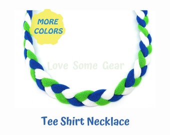 BEST SELLING  - 1 Fabric Tee Shirt Necklace, therapy, OT, Soft Band, Adult stim