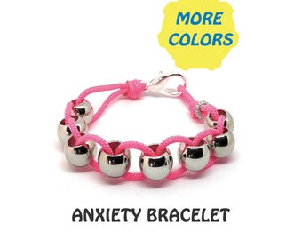 Bracelet for Anxiety, beaded sensory input, Aspergers, autism, ADHD, teen, adult, tracking bracelet, golf stroke bracelet and more