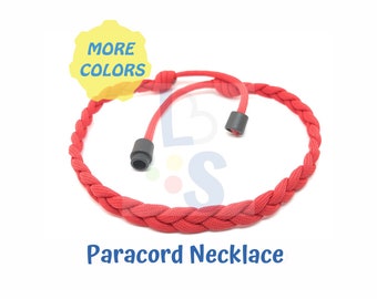 Paracord Necklace - sensory, Aspergers, autism, ADHD, special needs, fun, free US shipping on 15