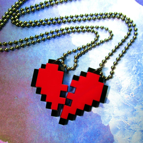 Pixel Heart - Etsy