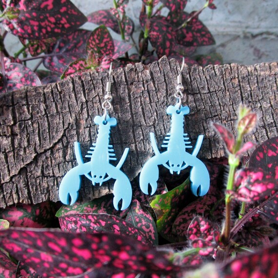 Fashion Crystal Homard Dangle Statement Boucles D/'oreilles Pour Femmes Fête Bijoux Cadeau