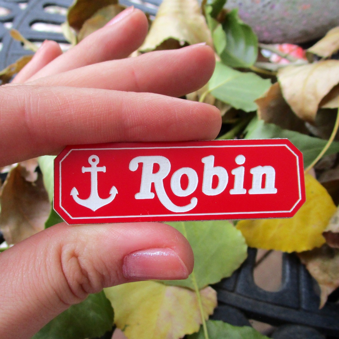 Customizable Scoops Ahoy Uniform Costume Custom Name Tag Etsy