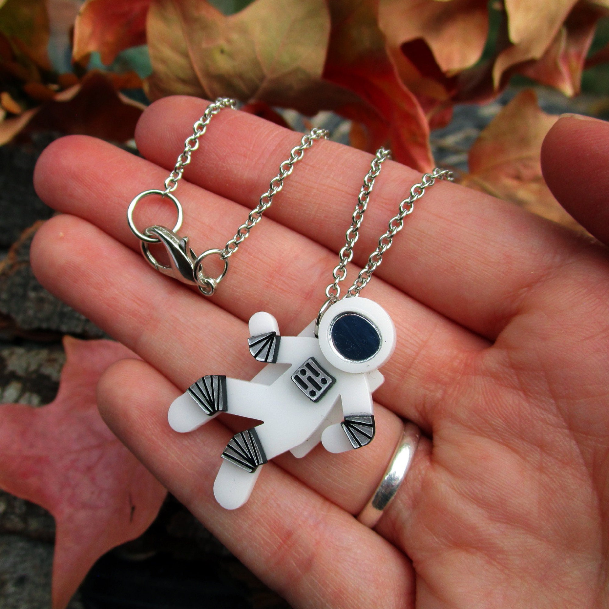 Astronaut Space Cadet Cosmonaut Pendant Necklace ⋆ It's Just So You