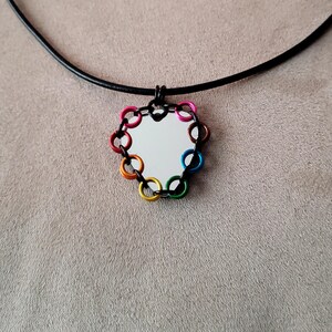 Púas de guitarra de aluminio con diseño de arcoíris de Pridecollection imagen 6