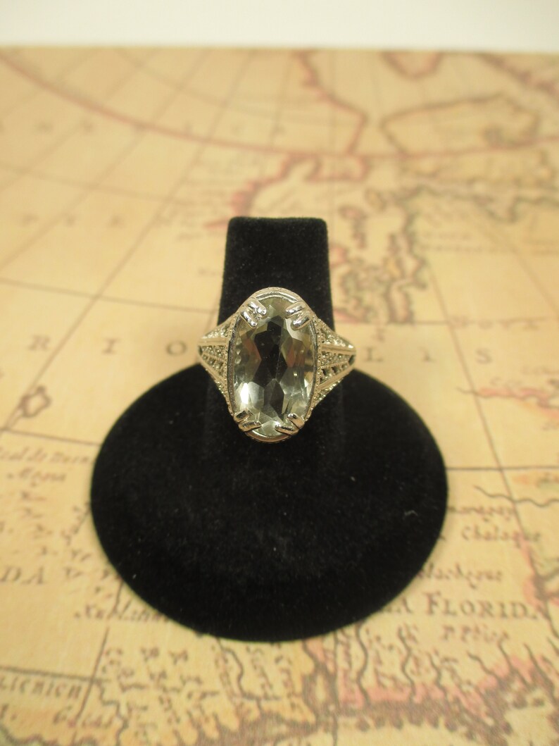 Green Amethyst Ring