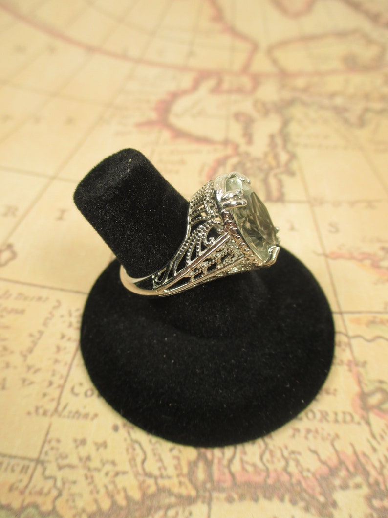 Green Amethyst Ring