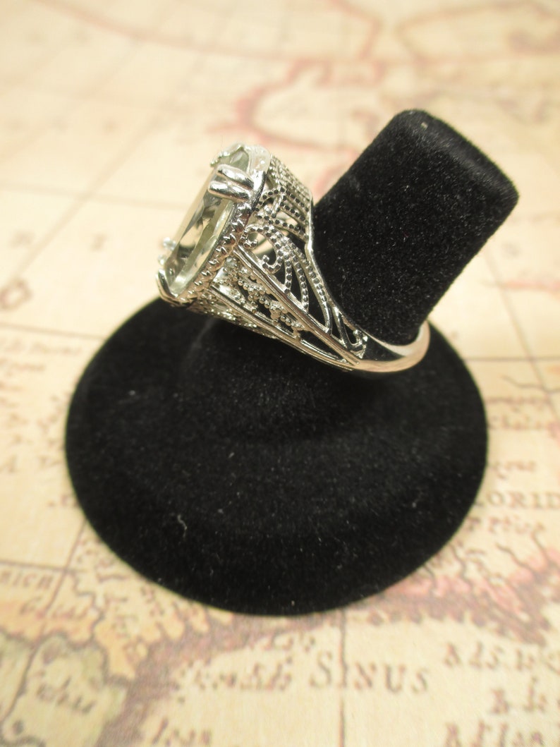 Green Amethyst Ring