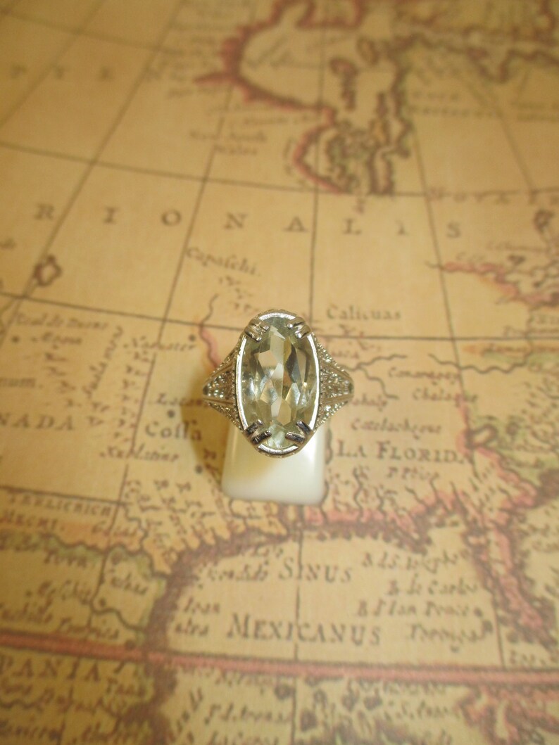 Green Amethyst Ring