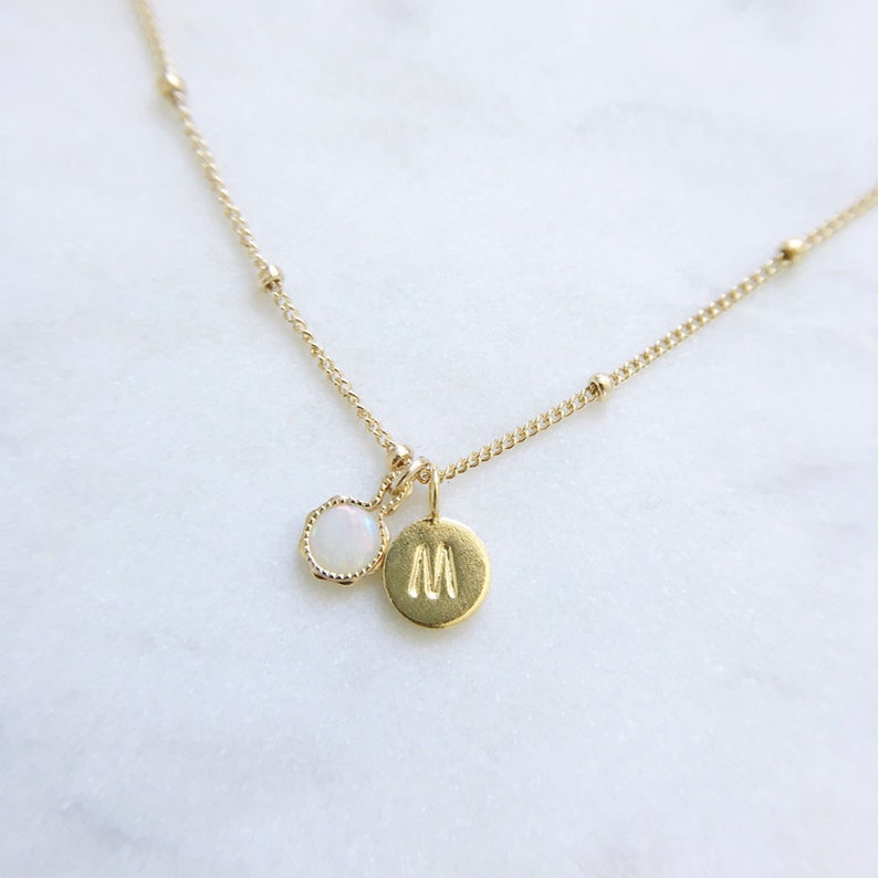 Initial Charm Pendant, Gold letter tag, Silver Custom engraved necklace, Charm necklace alphabet jewelry, Monogram Necklace Gift image 4