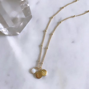 Genuine Australian Opal Necklace, white opal gemstone jewellery, Dainty October birthstone pendant charm, Personalised gift for mum image 5