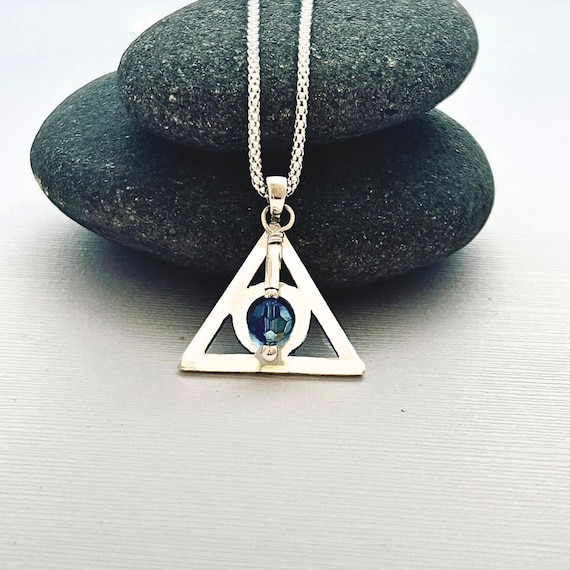 Personalized Al-Anon Necklace: Sterling Silver Symbol, Birthstone Crystal. Al-Anon gifts.