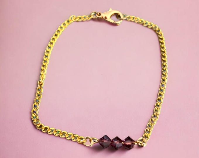 Kids, Toddlers Birthstone Anklets