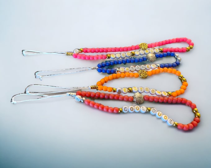 Personalized Beaded Cell Phone Straps,
