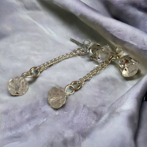 Dangle Rhinestone/Birthday Stone Earrings, Stud Earrings, Women's Dangle Earrings, Drop Earrings, Great for a Gift.