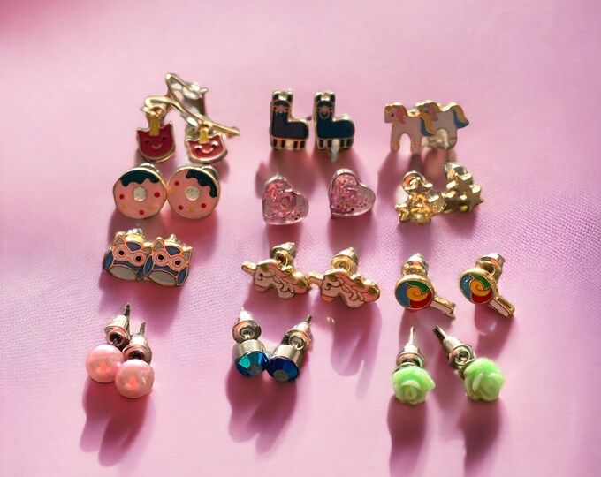 Kids Stud Earring, Girl's Earrings, Earrings for Toddlers,