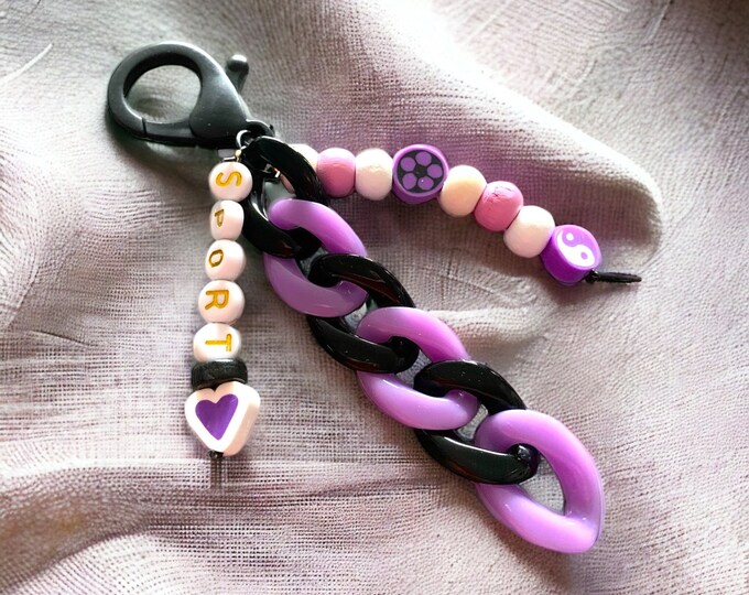 Kids Acrylic Keychain, Kids Backpack Accessory, Boy's Keychain, Girl's Keychain