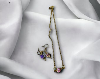 Necklace and matching earring set.