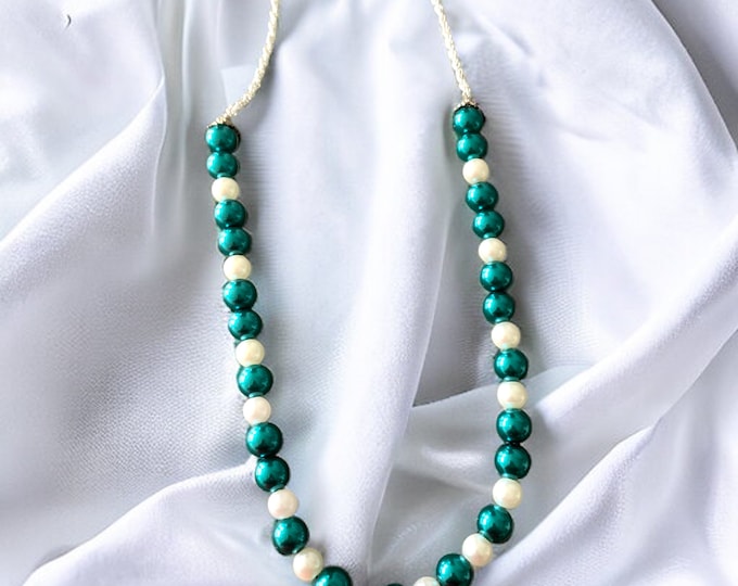 Beaded Pearl Necklaces