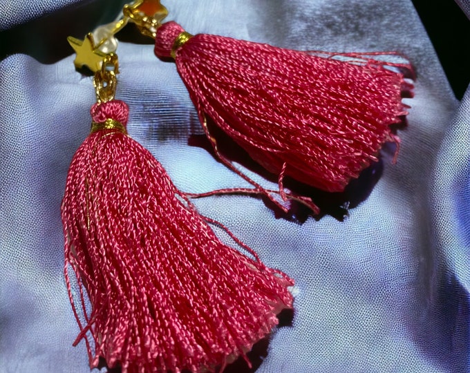 Bohemian Style Tassel Earrings, Drop Earrings