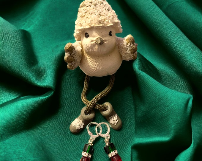 Christmas Earrings, Assortment of Christmas Earring, Dangles, Lever Back Earrings, Wear During the Holidays!