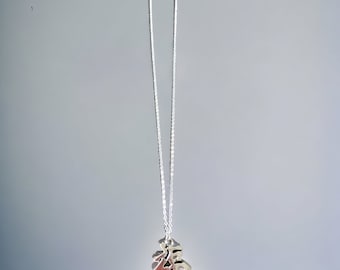 Oriental Pendant Necklace, Dainty Chain Necklace