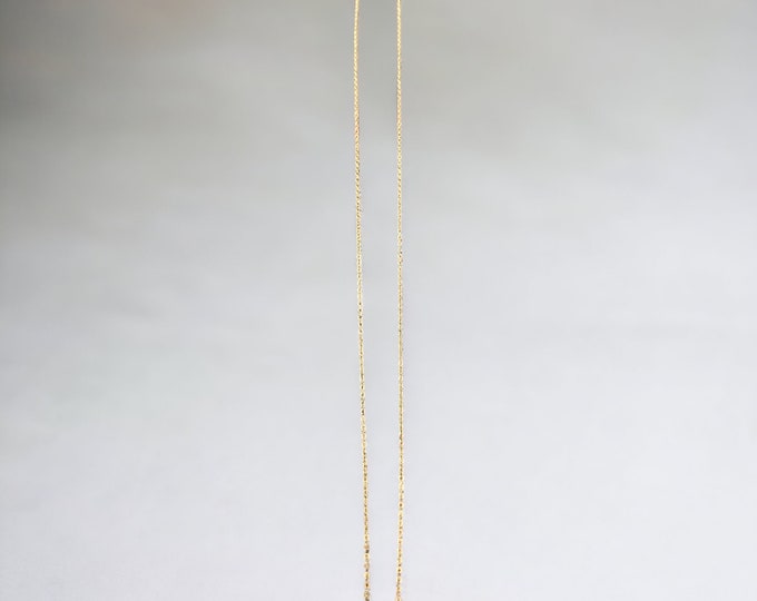 Dainty Necklace, Gold Filled Chain, Silver Filled Chain, Simple Gold and Silver Chain Necklace, Thin Chain Necklace