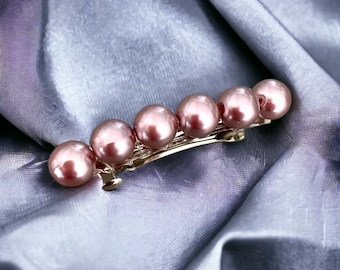 Wedding Hair Accessories, Pearl Bridal Barrettes, Wedding Barrettes