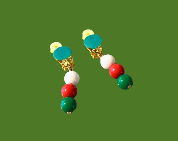 Christmas Clip on Earrings, Assortment of Christmas Clip on Earrings, Christmas Earrings.