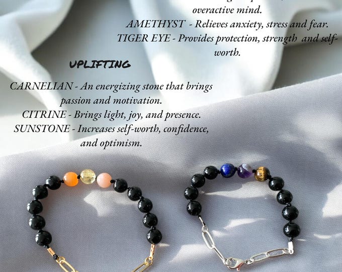 Personalized Gemstone Bracelets, Healing Stone Bracelets, Chakra Bead Bracelets, Meaningful Bracelets
