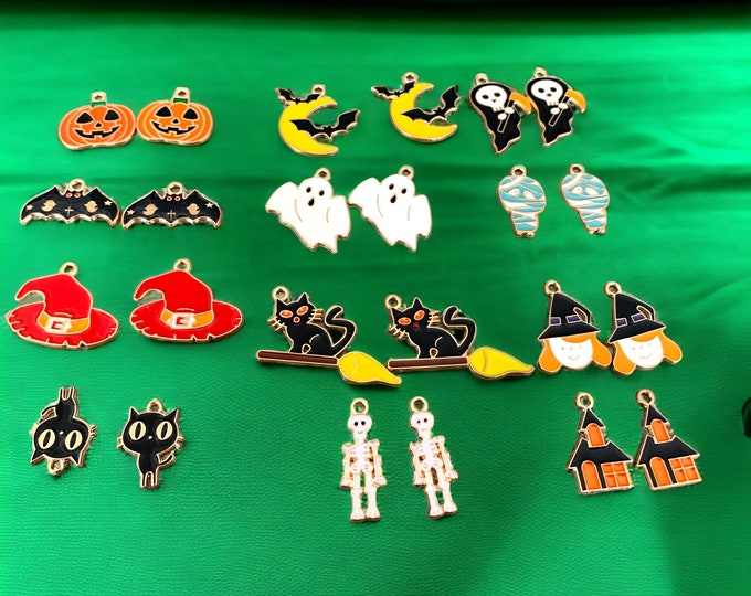 Halloween Earrings, Spooky Earrings, Halloween Dangle Earrings, Scary Earrings