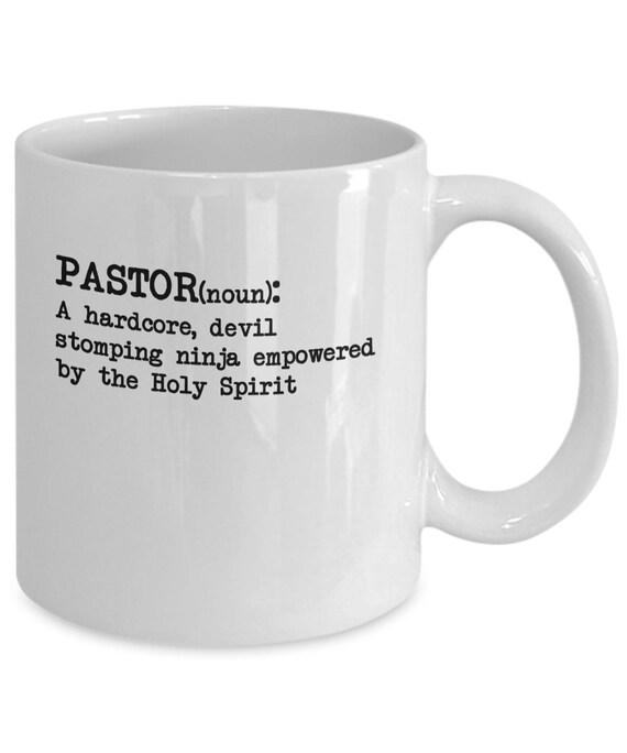 Gift mug for Pastor: The best pastor in the world drinks coffee