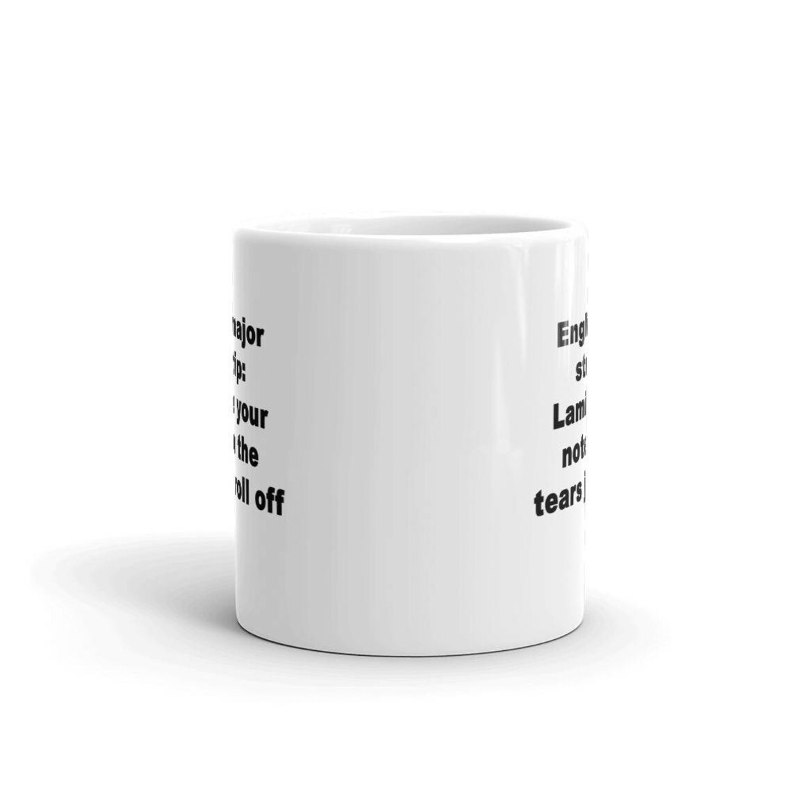Funny English Major Mug English Student Gift College Student Etsy